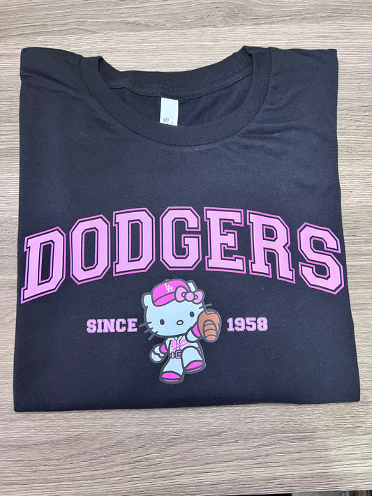 Pink HK Los Angeles Baseball Shirt